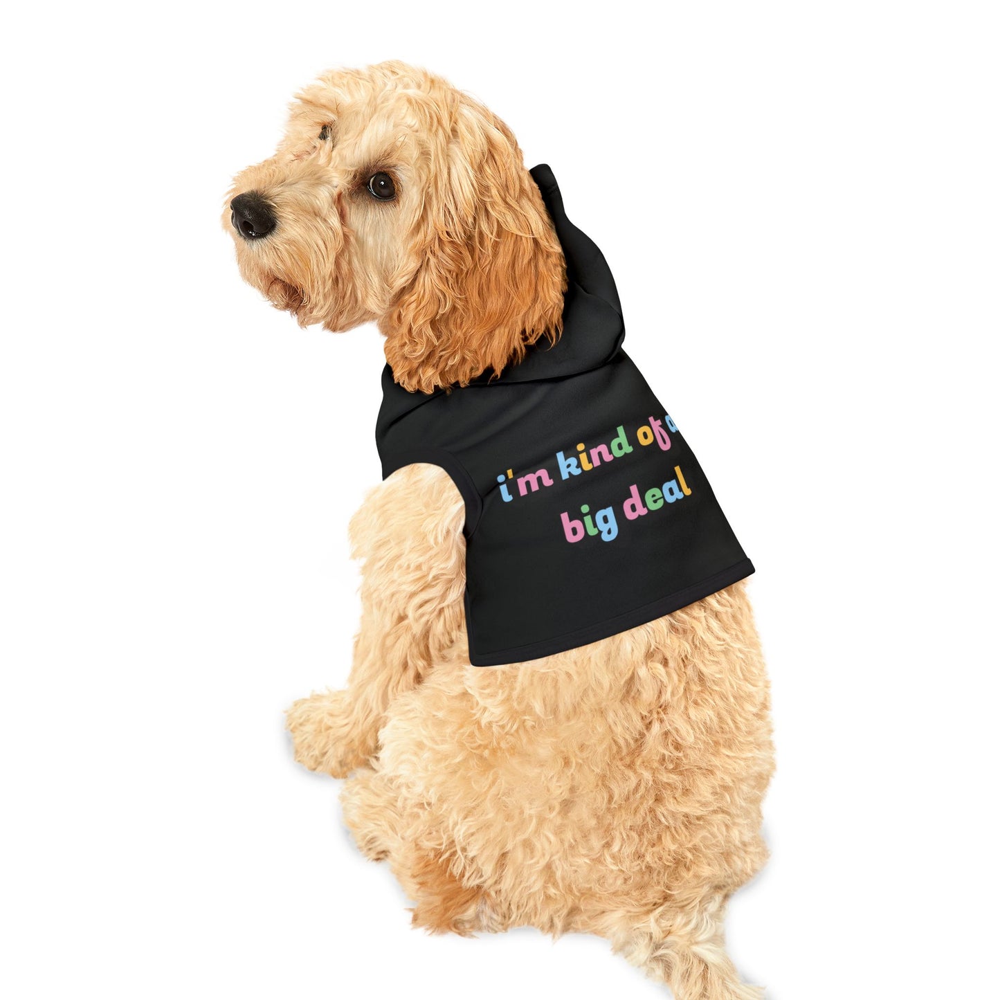 Pet Hoodie - 'I'm Kind of a Big Deal' - Cozy Dog Apparel