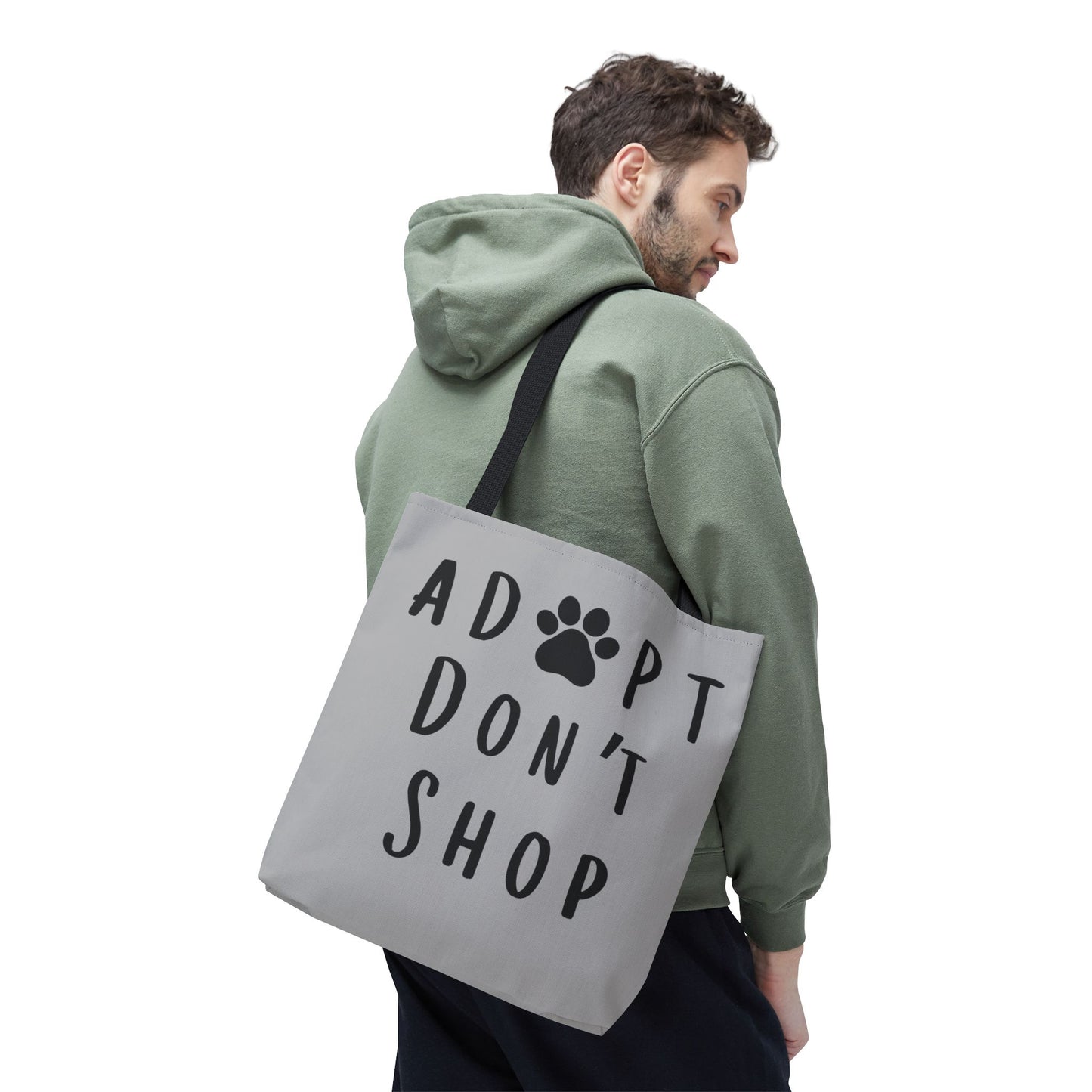 Adopt Don't Shop Tote Bag - Stylish Eco-Friendly Pet Lover Accessory